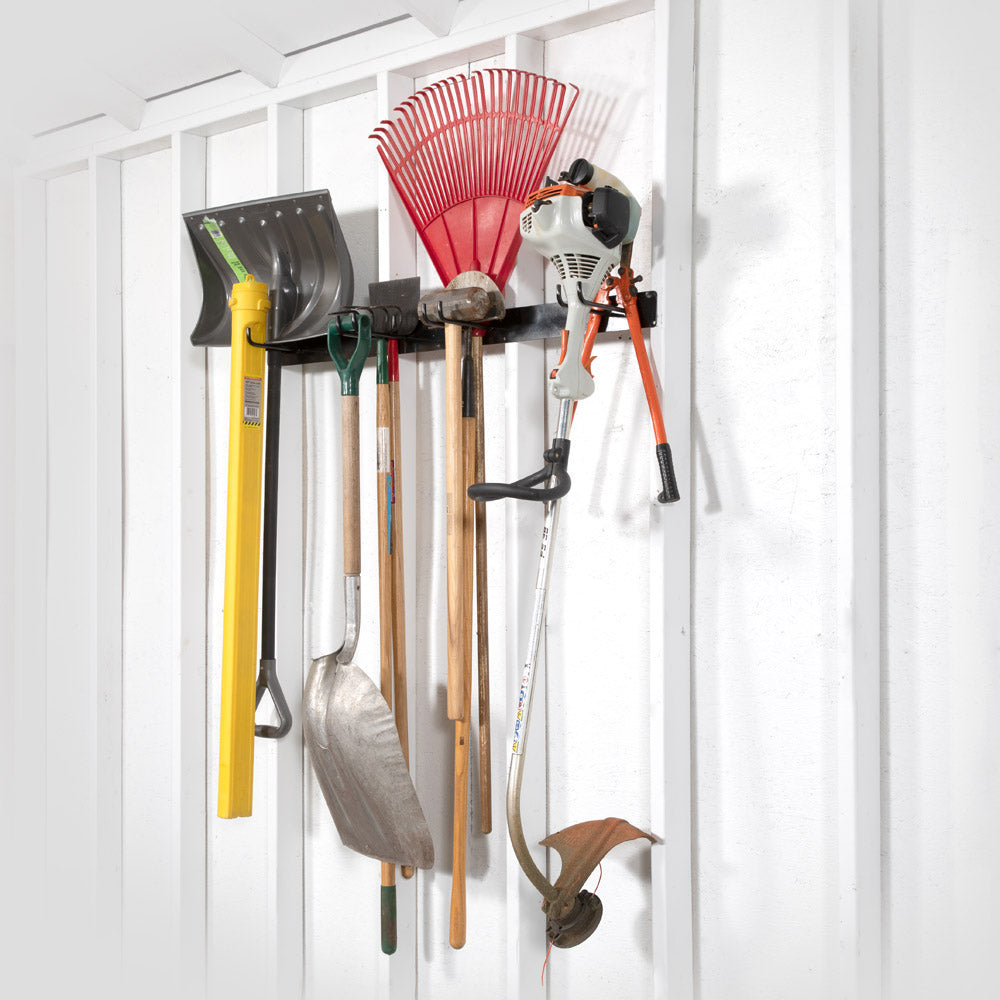 SHEDorize 4 Hook Rake/Shovel/Cord Rack (48