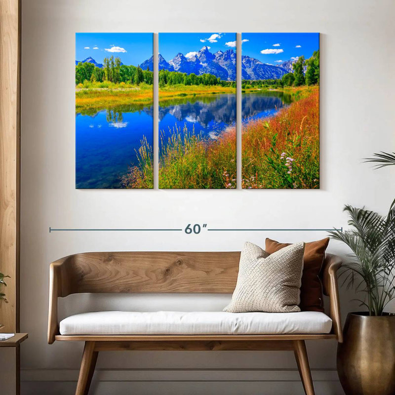 Alvord Picturesque Grand Tetons, 32" H x 50" W