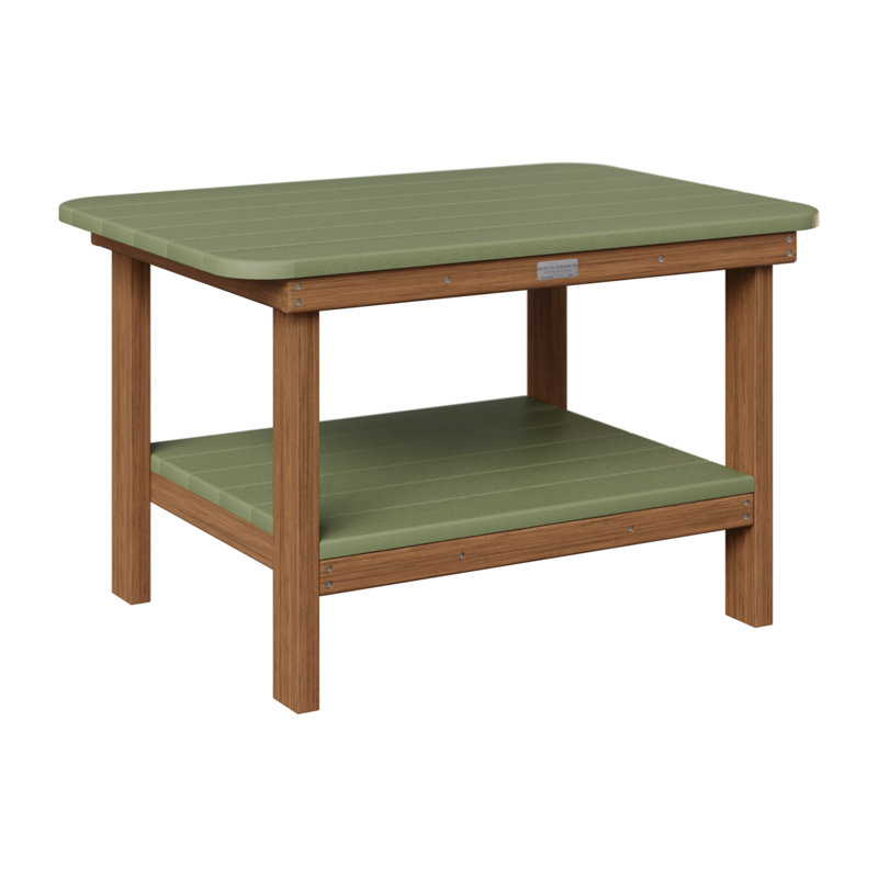 Table basse Berlin Gardens, Acajou antique, Sauge