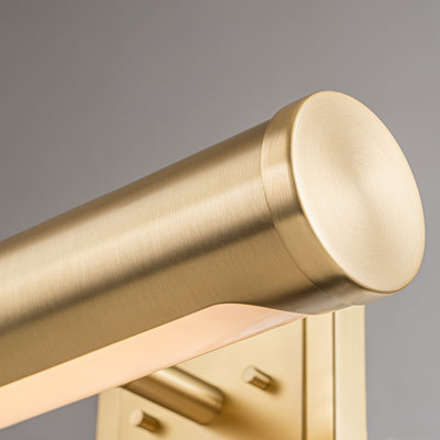 Medium Picture Light in Brushed Bronze