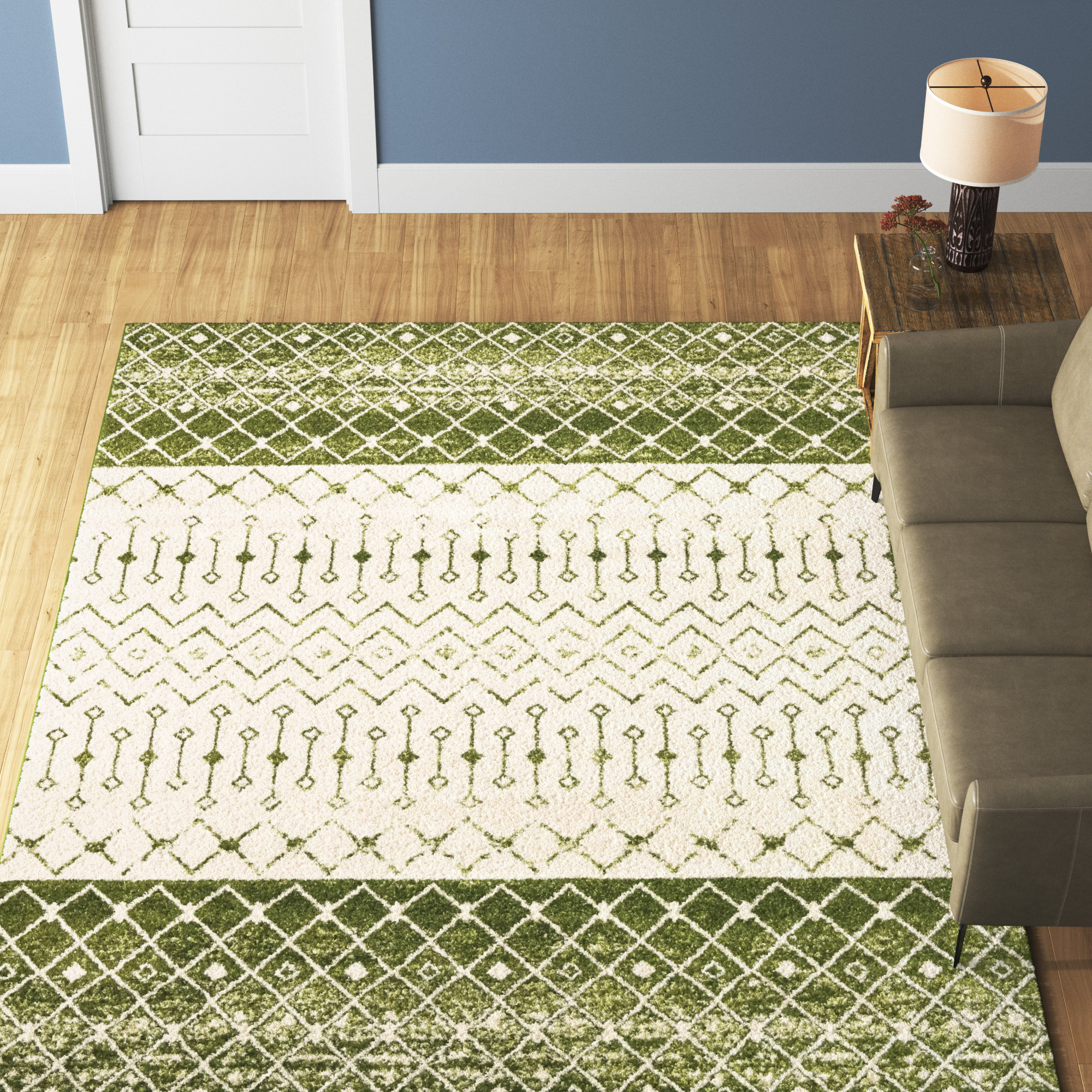 Wrought Studio Shelva Rose/Cream Area Rug & Reviews