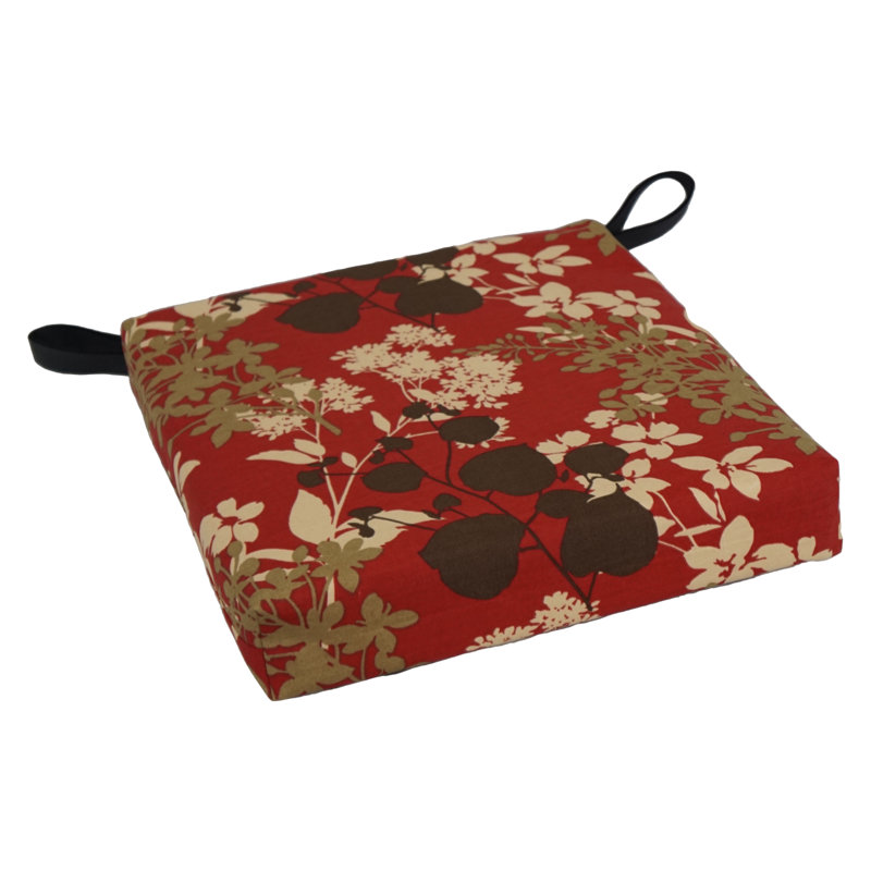 Outdoor 3'' Seat Cushion, Montfleuri Sangria