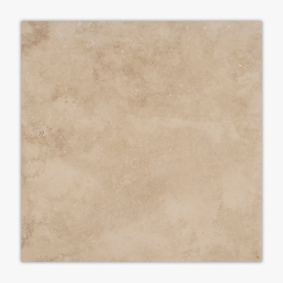 Ivory Honed Filled 18x18 Travertine Tile
