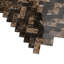 Carrelage mosaïque auto-adhésif en pierre naturelle 12 po x 12 po Herringbones-44691812