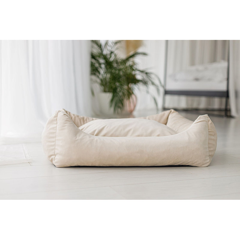 Stetson Pet Bed, 20cm H x 76cm W x 64cm D, Beige, Large