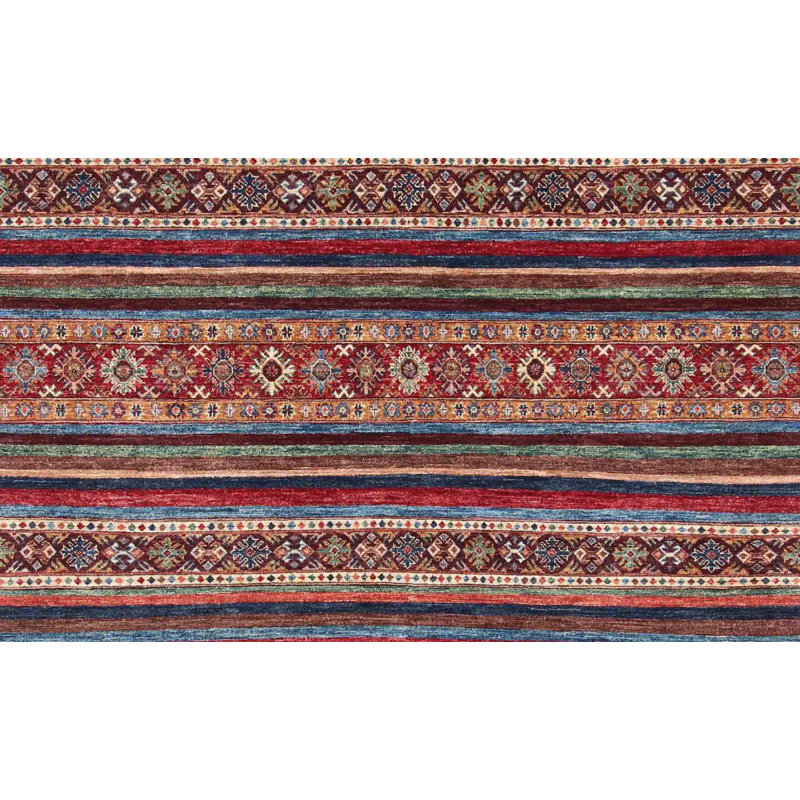 Allmond Southwestern Hand Woven 204cm X 293cm Area Rug