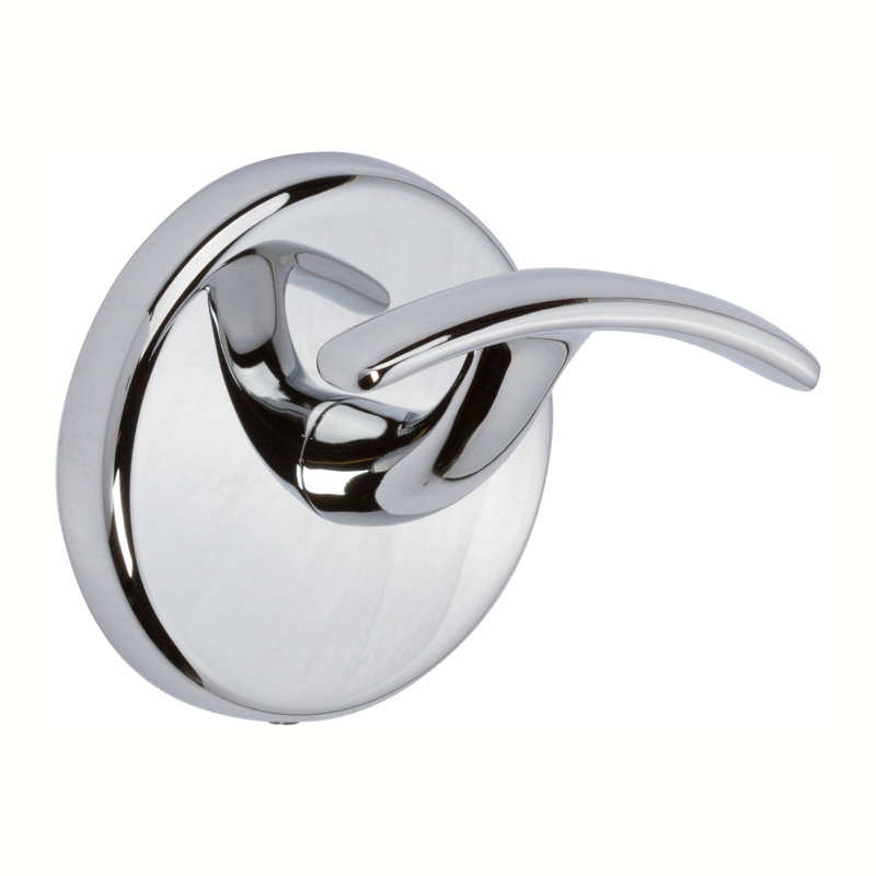 Hotelier Single Robe Hook, Polished Chrome