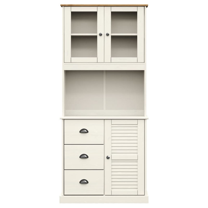 Jetmore 175cm Kitchen Pantry, White