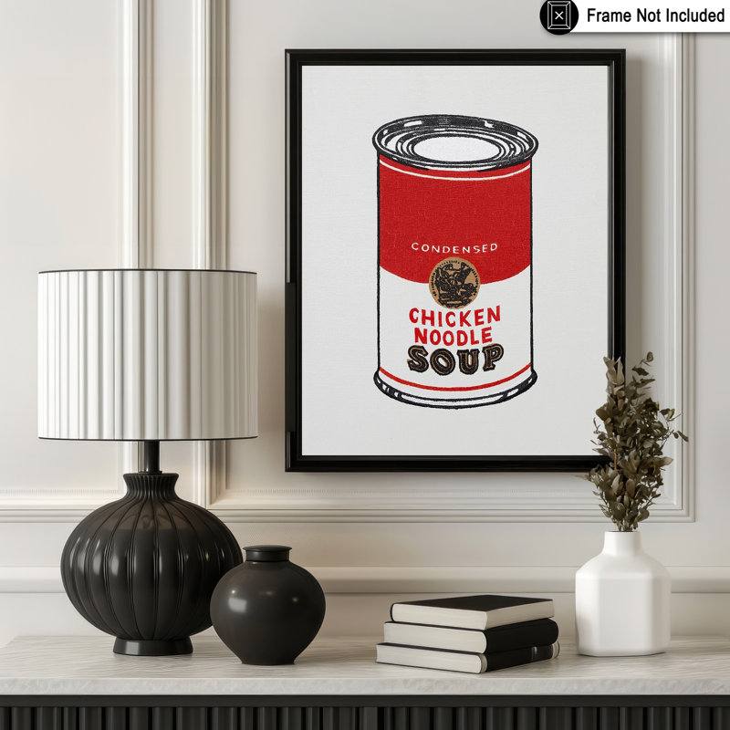 Soupe de poulet et nouilles Campbell's, Sans cadre, Affiche, H 11 po x l 14 po