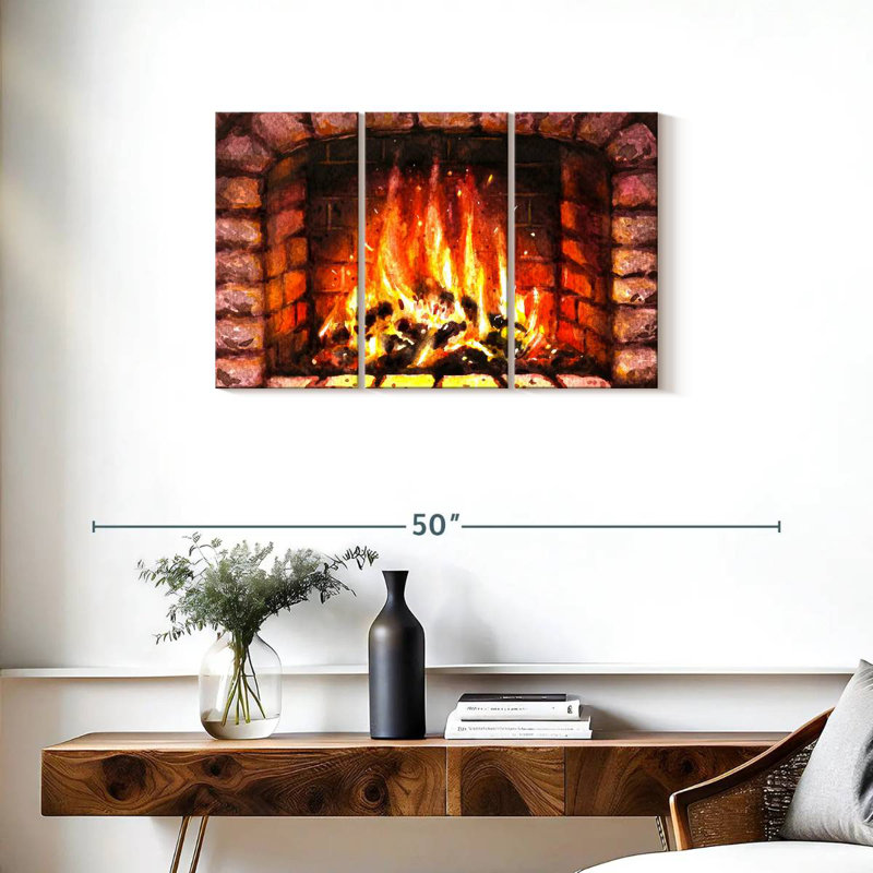 Lilie Fireplaces, 20" H x 33" W