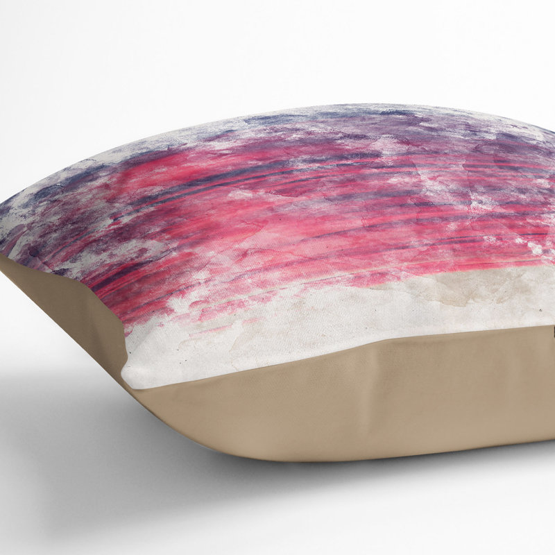 Burning Clouds Cushion with Filling, 40cm H x 40cm W x 15cm D, Stone