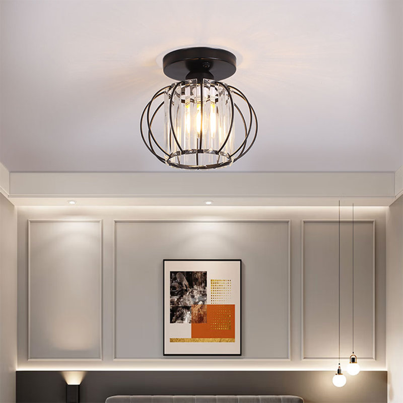 Aalaya Flush Mount, Matte Black