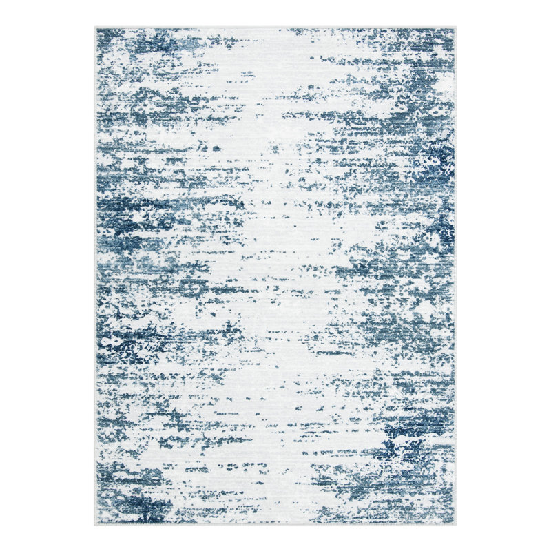 Tapis de sol antidérapant et lavable Kayo, Rectangle 5 pi x 7 pi