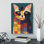 Cat Patchwork - Wrapped Canvas