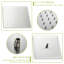 Pomme de douche double au plafond - Nickel brossé 12 pouces avec pluie et système de jet réglable à main pour une expérience sur mesure débit de 1,8 gallon par minute-120883138