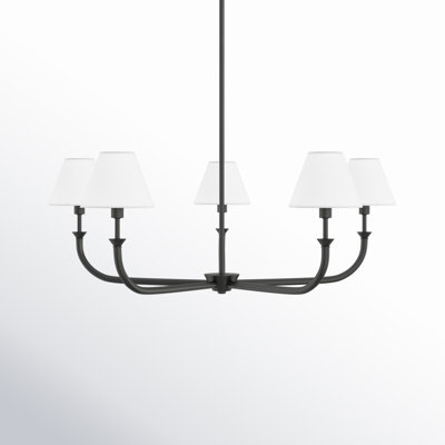 Greta 5-Light Steel Chandelier