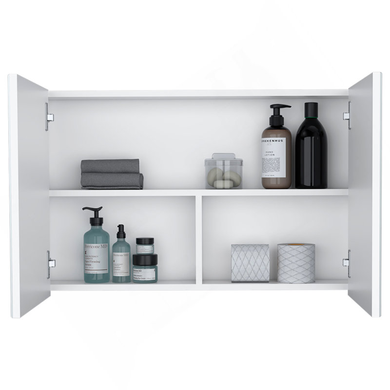 Pharmacie Mansfield, salle de bain, blanc, Blanc