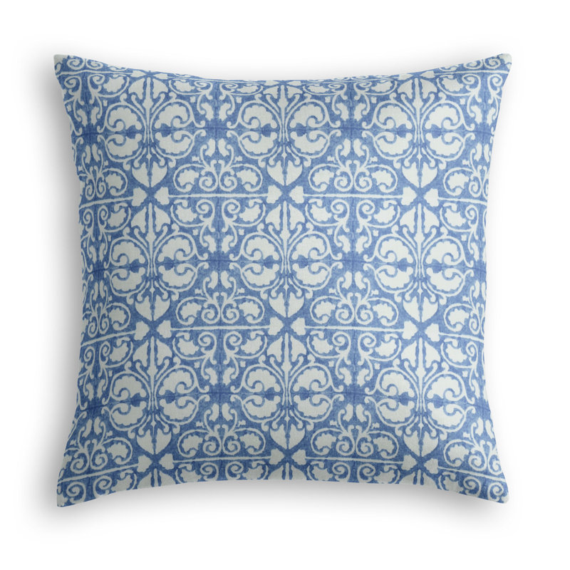 Coussin Claremont, 22 po x 22 po, Chambray