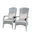 Chaise de patio avec coussins (coussin gris)-1439298873