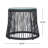 Modern Stylish Side Table with Tempered Glass Top-1533745807