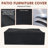 3 -Person Rattan Patio Safo With Cushions-244056548-244056558