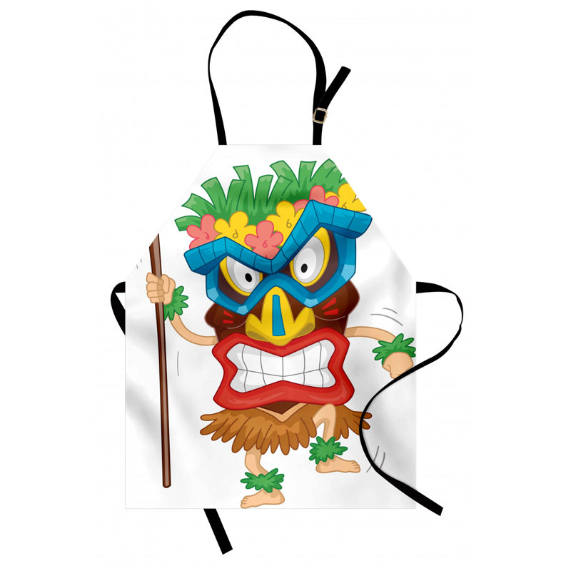 Tablier de bar tiki