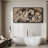 Rustic Floral " Monochrome Florals Abstract Flower Modern Art Calm Warm Extra Large Artwork Pictures "-98041989-111568203