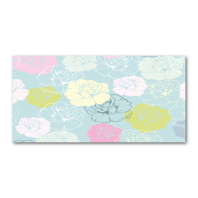 Roses - Wrapped Canvas Print