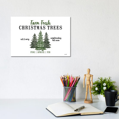 Christmas Tree Farm - Wrapped Canvas Print