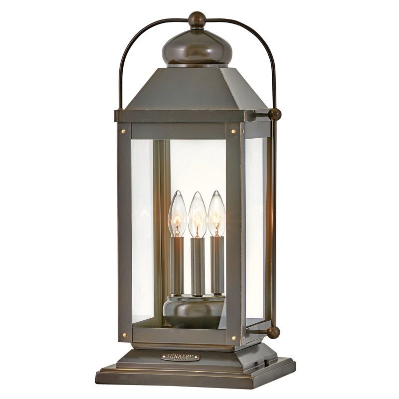 Anchorage 1-Light Pier Mount Light, Oil Rubbed Bronze, Incandescent