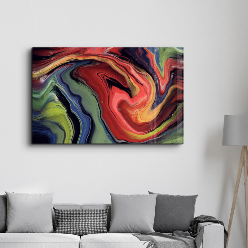 Elegant Tempered Glass Wall Art Painting, 13.8 x 21.7 inches | 100% Tempered Glass, Thickness: 0.16 inches | UV Printed for Vibrant Colors | Perfect for Home Decor, Living Room, & Office Spaces