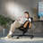 Meditation Chair Office Chair with Wheels, Adjustable Backrest