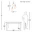 Luminaire suspendu en grappe 3 lumières Ovellette-47352344-28783161