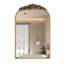 Armoire de toilette murale avec miroir, rangement et tablette ajustable-849697051