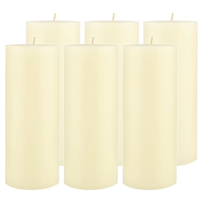 Ensemble de bougies longues 6 pièces
