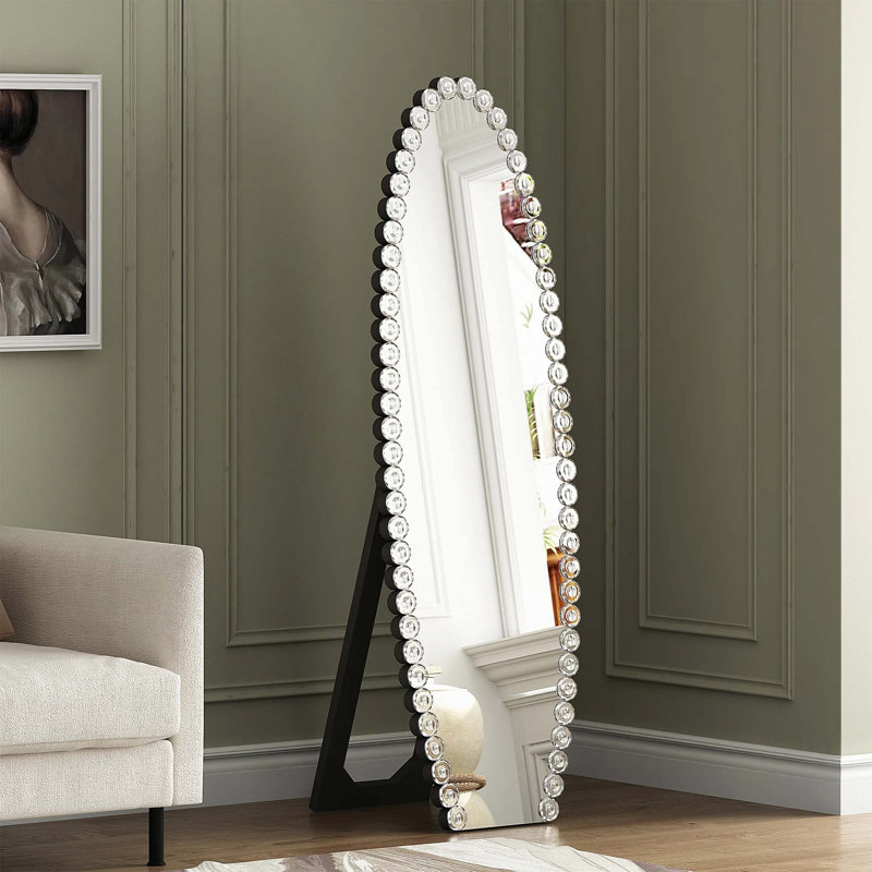 Crystal Full Length Mirror With Stand?