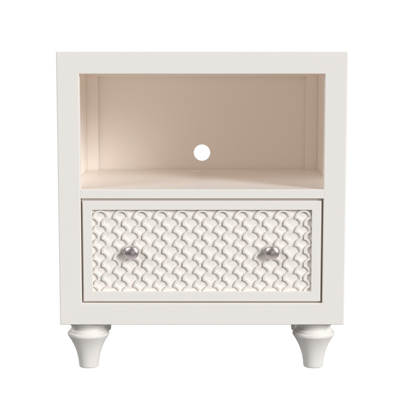 Amanda 23'' W Nightstand, Cream White