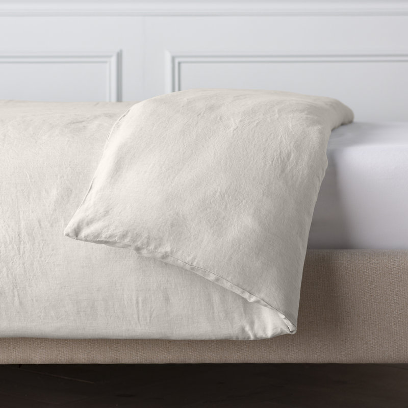 Lush Linen Duvet Cover, King Duvet Cover, Natural