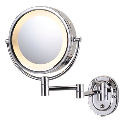 Miroir de maquillage lumineux à fixation murale 8 po Ake