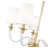 Ain 5 Light Chandelier in Rubbed Brass-92070720