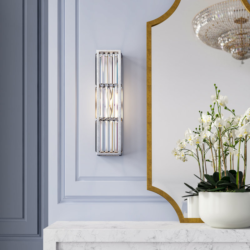 Crystal Enchantment 2 - Light Flush Mounted Sconce, Clear