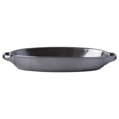 Pewter Stoneware 15.5" Baker