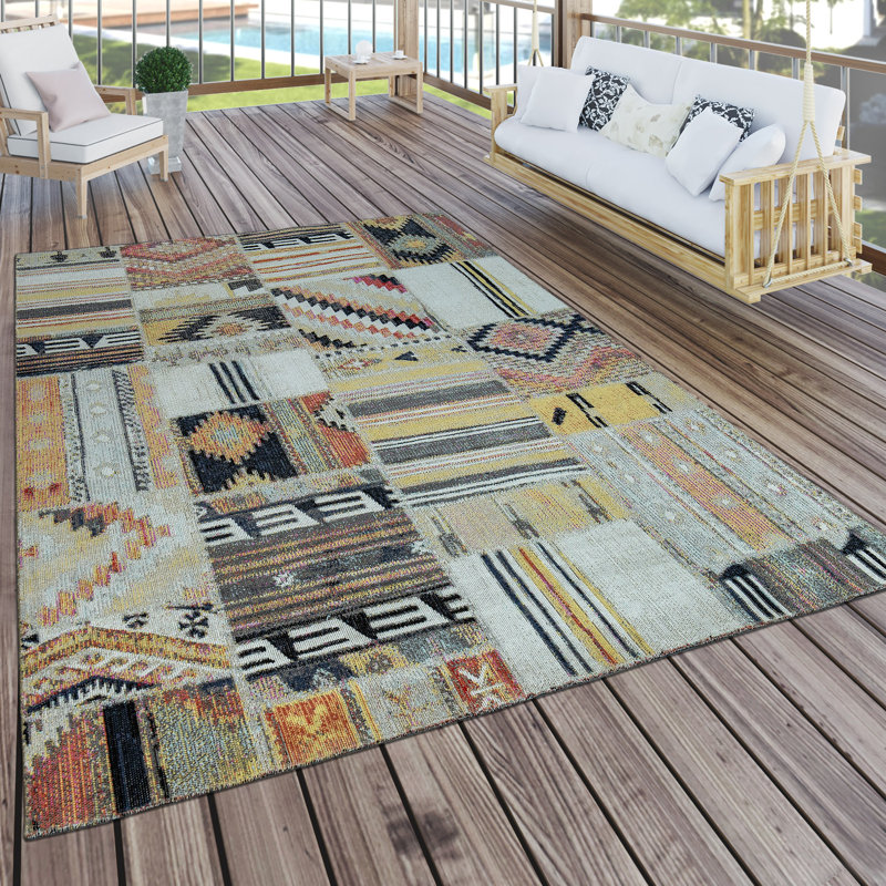 Round Clarisa Patchwork Area Rug, Round 200cm