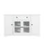 Buffet Modern Farmhouse - Buffet de rangement de cuisine 60 "avec portes et tiroir - Armoire à café polyvalente pour salle à manger, salon