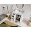 Meuble-lavabo simple 36 po avec plateau Bronya