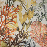Tropical Collection Bora Bora Coral Inspired 27.8' L x 27.5" W Wallpaper Roll