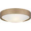 Grendelle 3-Light Bronze Gold Flush Mount