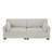 Bentura Upholstered Sea Salt Grey Corduroy Modular Sofa with Pillow Back and Solid Wood Legs-463563710