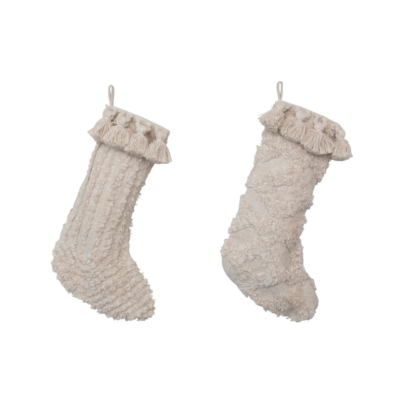 Chaussette de coton avec capitonnage