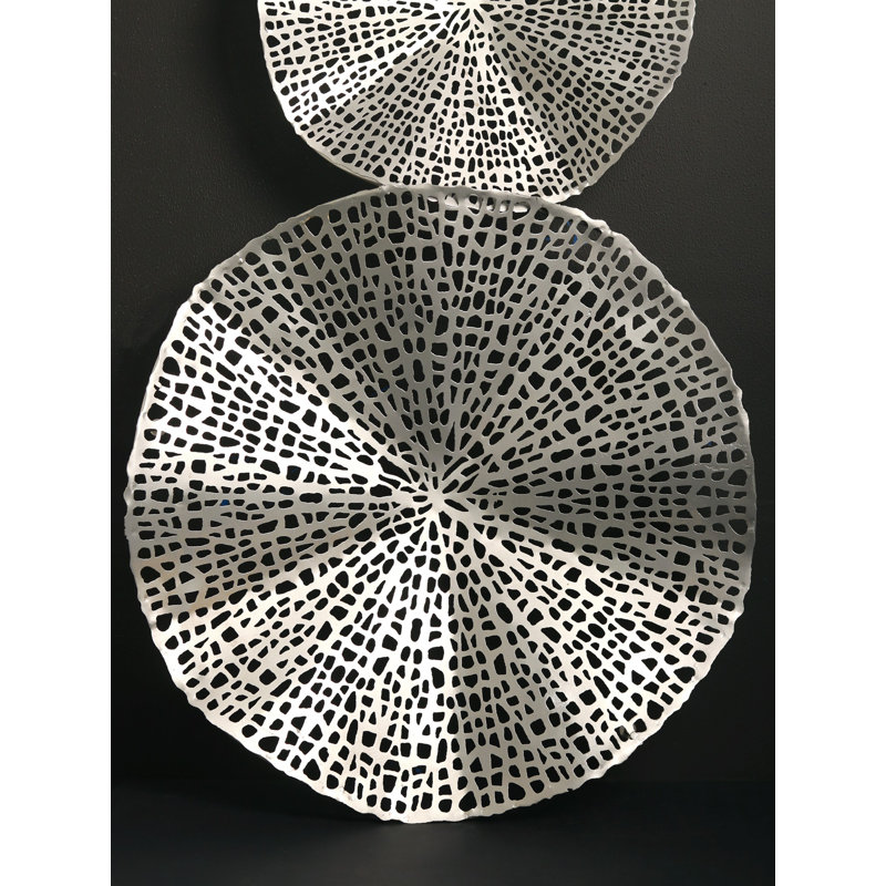  Iron 3 Lotus Leaves In Ascending Order | Wall Decor